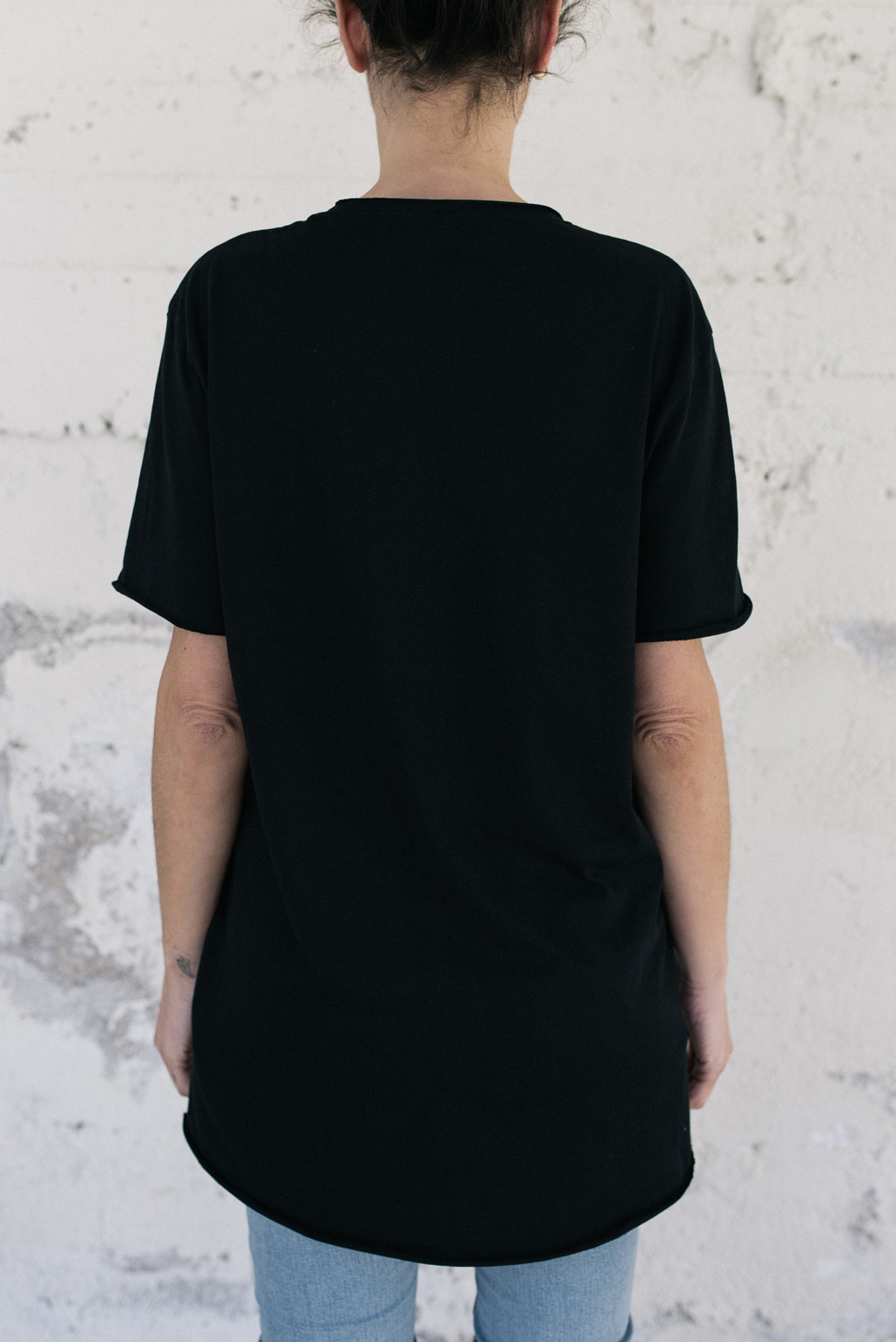 Camiseta negra unisex. Moda orgánica y gallega